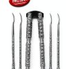 Tablecraft Nutcracker Set Silver Plastic Traditional Design-1