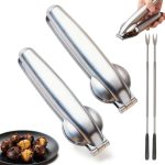 Savmony Stainless Steel Nut Cracker Ergonomic Design Kitchen-0
