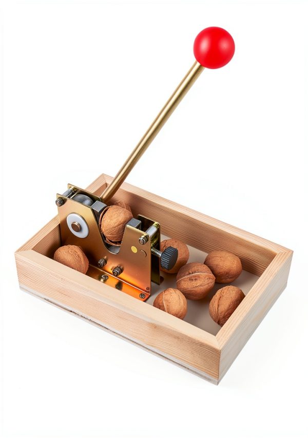NIZODO Heavy Duty Adjustable Nut Cracker with Storage Box-2