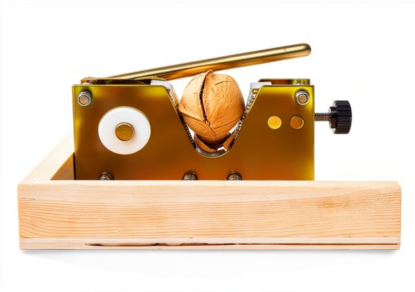 NIZODO Heavy Duty Adjustable Nut Cracker with Storage Box-4