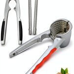 Loceast Funnel Nut Cracker Zinc Alloy Durable Kitchen Tool-0