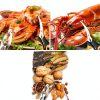 Mobzio Seafood Tools Set Zinc Alloy Crab Crackers Kitchen-6