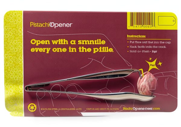 PistachiOpener Stainless Steel Pistachio Nut Cracker Tool-4