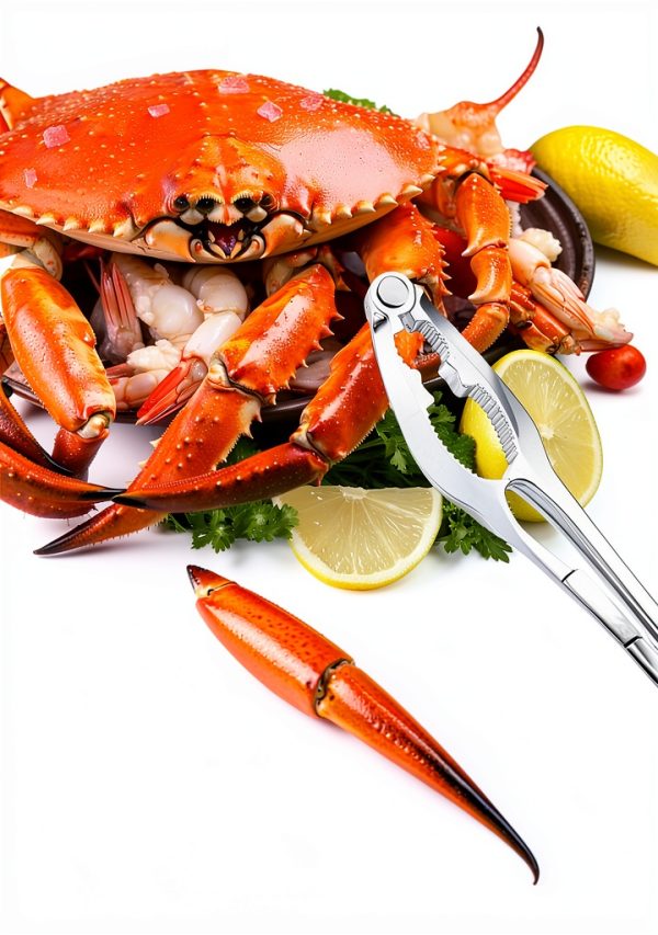 Mobzio Seafood Tools Set Zinc Alloy Crab Crackers Kitchen-1