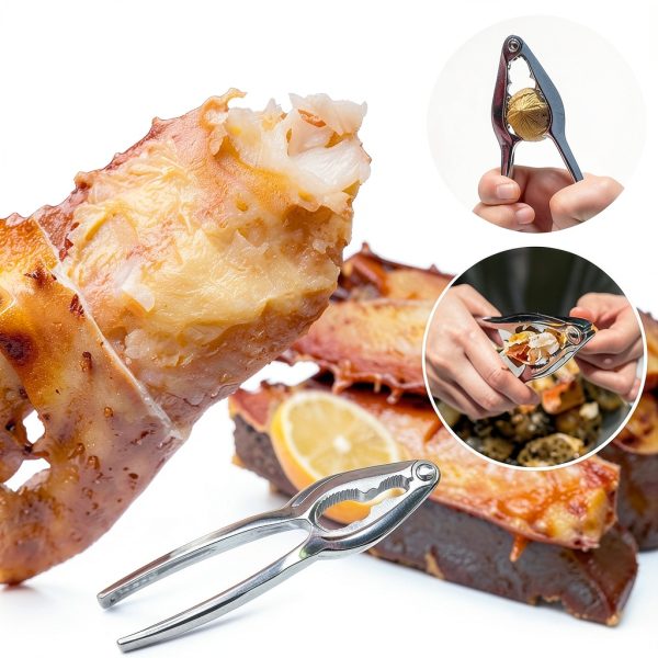 ShengTu Crab Leg Crackers Zinc Alloy Seafood Tools Set-4