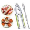 Vicsamer Zinc Alloy Nut Cracker Serrated Design Non Slip-4