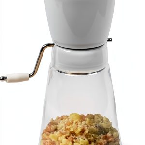 Fox Run Nut Chopper Grinder Glass Stainless Steel Kitchen-0