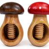 CookWood Wooden Nut Cracker Screw Style Beech Wood-0