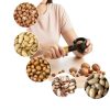 Pavo Heavy Duty Nut Cracker Durable Aluminum Maple Handles-5