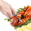 KXCOFTXI Nut Cracker Heavy Duty Zinc Alloy Seafood Tools-4