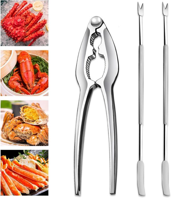 Vicsamer Seafood Cracker Zinc Alloy Stainless Steel Lobster-0