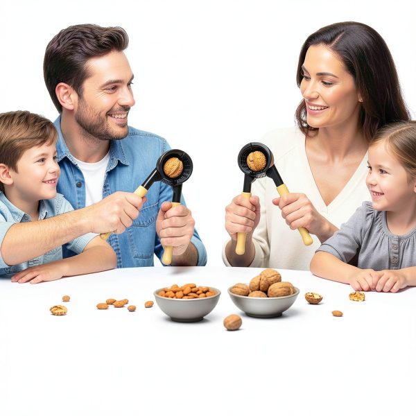 Pavo Heavy Duty Nut Cracker Durable Aluminum Maple Handles-6