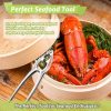 Vicsamer Seafood Cracker Zinc Alloy Stainless Steel Lobster-6