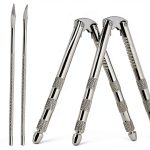 Chef Craft Stainless Steel Nut Cracker White Kitchen Tool-0