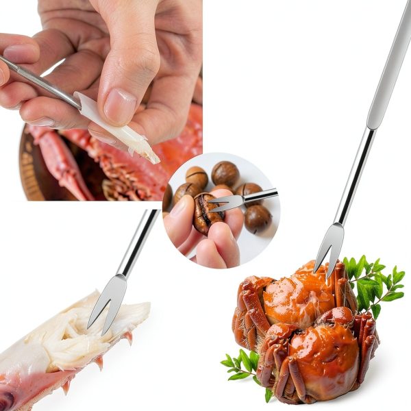 ShengTu Crab Leg Crackers Zinc Alloy Seafood Tools Set-3