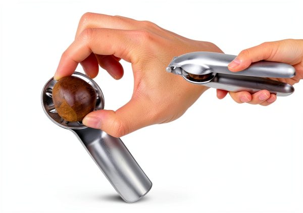 Anwenk Chestnut Cracker 304 Stainless Steel with Picks-1