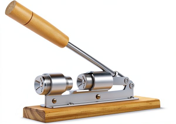 Heavy Duty Nut Cracker Steel Wood Base Adjustable Kitchen-0