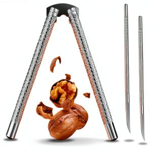 Tiankohelan Nut Cracker Stainless Steel Easy Grip Seafood-0