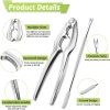 Vicsamer Seafood Cracker Zinc Alloy Stainless Steel Lobster-2