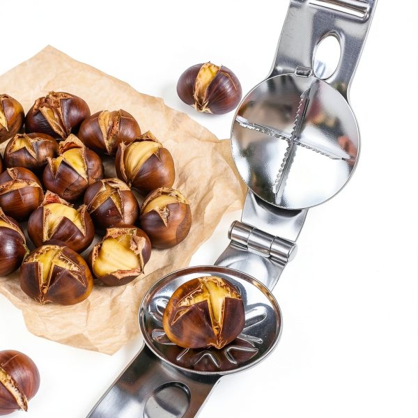 Sanchamy Chestnut Opener Stainless Steel Nut Cracker Tool-1