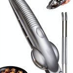 Stainless Steel Nut Cracker Ergonomic Design Kitchen Tool-0