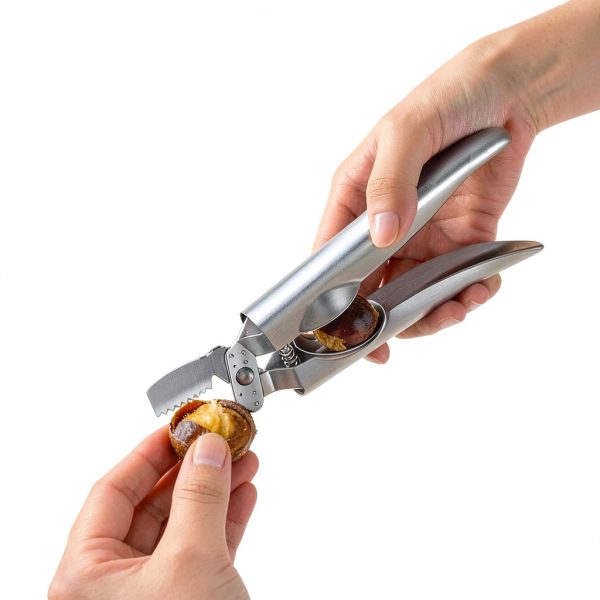 FIRE HIVE Nut Cracker Stainless Steel Ergonomic Design White-1