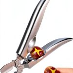 FIRE HIVE Nut Cracker Stainless Steel Ergonomic Design White-0