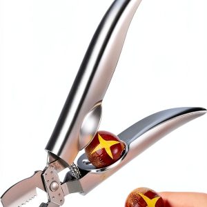 FIRE HIVE Nut Cracker Stainless Steel Ergonomic Design White-0