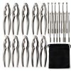 KXCOFTXI Nut Cracker Heavy Duty Zinc Alloy Seafood Tools-0