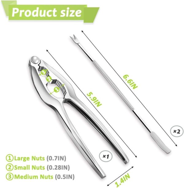 Vicsamer Seafood Cracker Zinc Alloy Stainless Steel Lobster-1