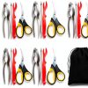 Mobzio Seafood Tools Set Zinc Alloy Crab Crackers Kitchen-0