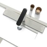 Nookawoo Diatomite Kitchen Faucet Mat Marble White 23.6x4 inches-0
