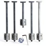 Homydom Galvanized Steel Undermount Sink Brackets-0