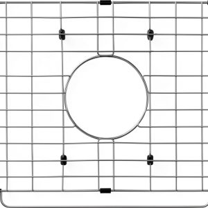 Serene Valley Stainless Steel Kitchen Sink Grid Center Drain Medium-0