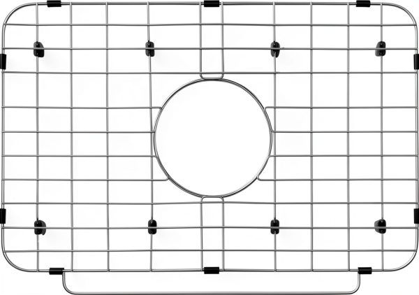 Serene Valley Stainless Steel Kitchen Sink Grid Center Drain Medium-0