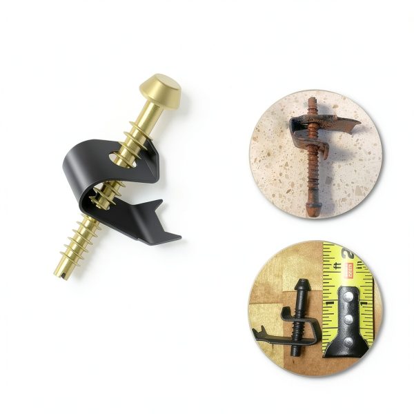 Dreyoo Stainless Undermount Sink Clips Kit 14 Pack with Long Screws-3
