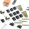 Dreyoo Stainless Undermount Sink Clips Kit 14 Pack with Long Screws-6
