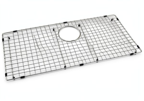 Serene Valley Stainless Steel Sink Grid 28-3/8" x 14-3/16" Rear Drain-0