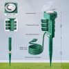 Outdoor Power Stake Timer SURAIELEC 6FT Black Weatherproof Timer-6