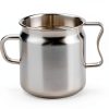 2L Oil Filter Pot Bacon Grease Saver with Strainer, 68oz Steel Pour-2