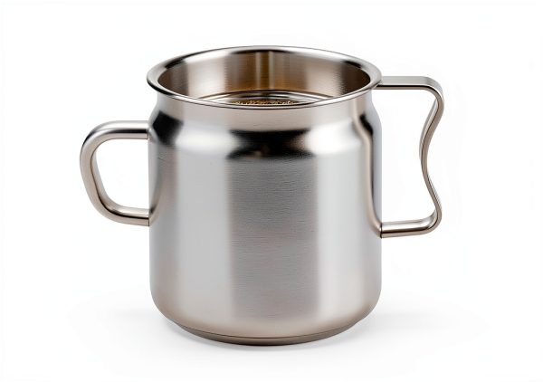 2L Oil Filter Pot Bacon Grease Saver with Strainer, 68oz Steel Pour-2