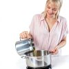 2L Oil Filter Pot Bacon Grease Saver with Strainer, 68oz Steel Pour-8